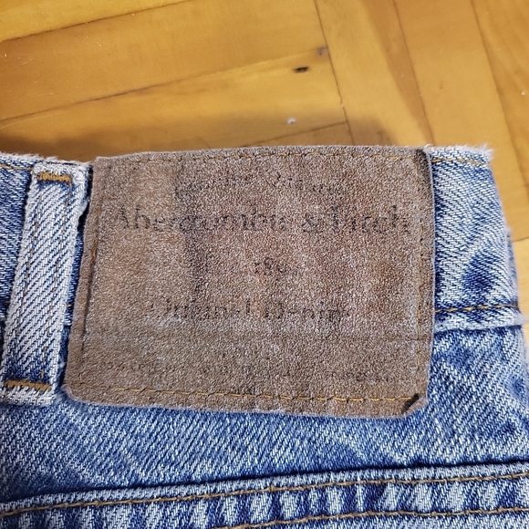 VTG Abercrombie And Fitch Jeans Men's 34x32 Blue  Made In USA - Picture 2 of 8